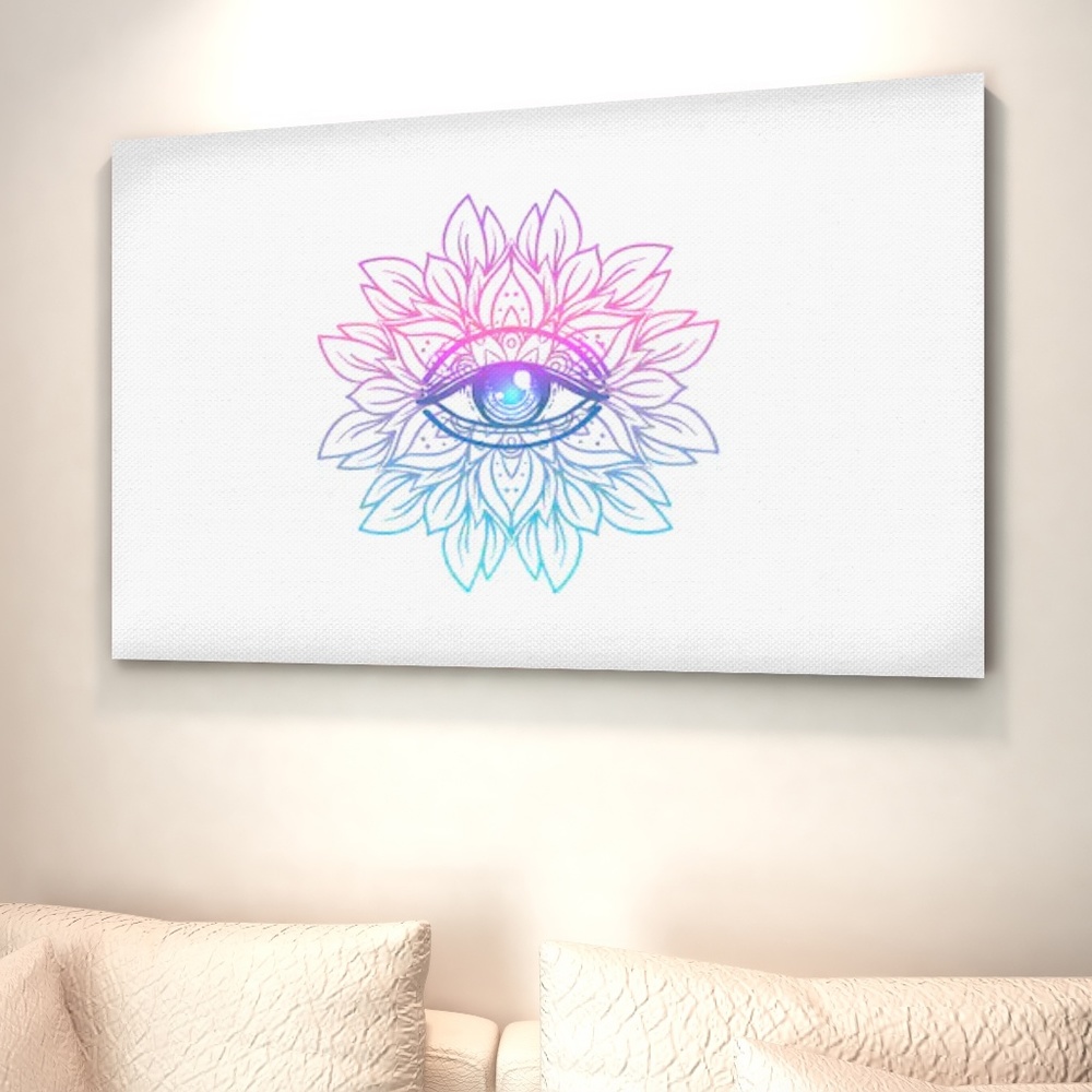 Mandala Eye Canvas Art